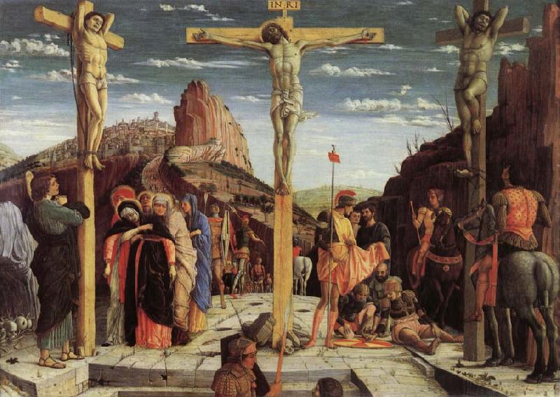 Andrea Mantegna Crucifixion,from  the San Zeno Altarpiece oil painting picture